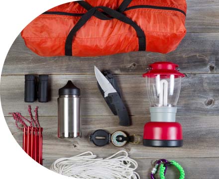 キャンプ道具一式